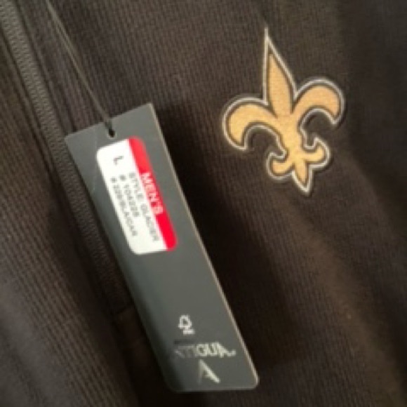 Men’s NOLA-New Orleans Saints Pullover Jacket. BRAND NEW with tags. - Picture 3 of 4